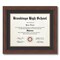 ArtToFrames 14x17 inch Diploma Frame - Framed with Black and Gold Mats, Comes with Regular Acrylic and Sawtooth Hanger for Wall Hanging (D-14x17)